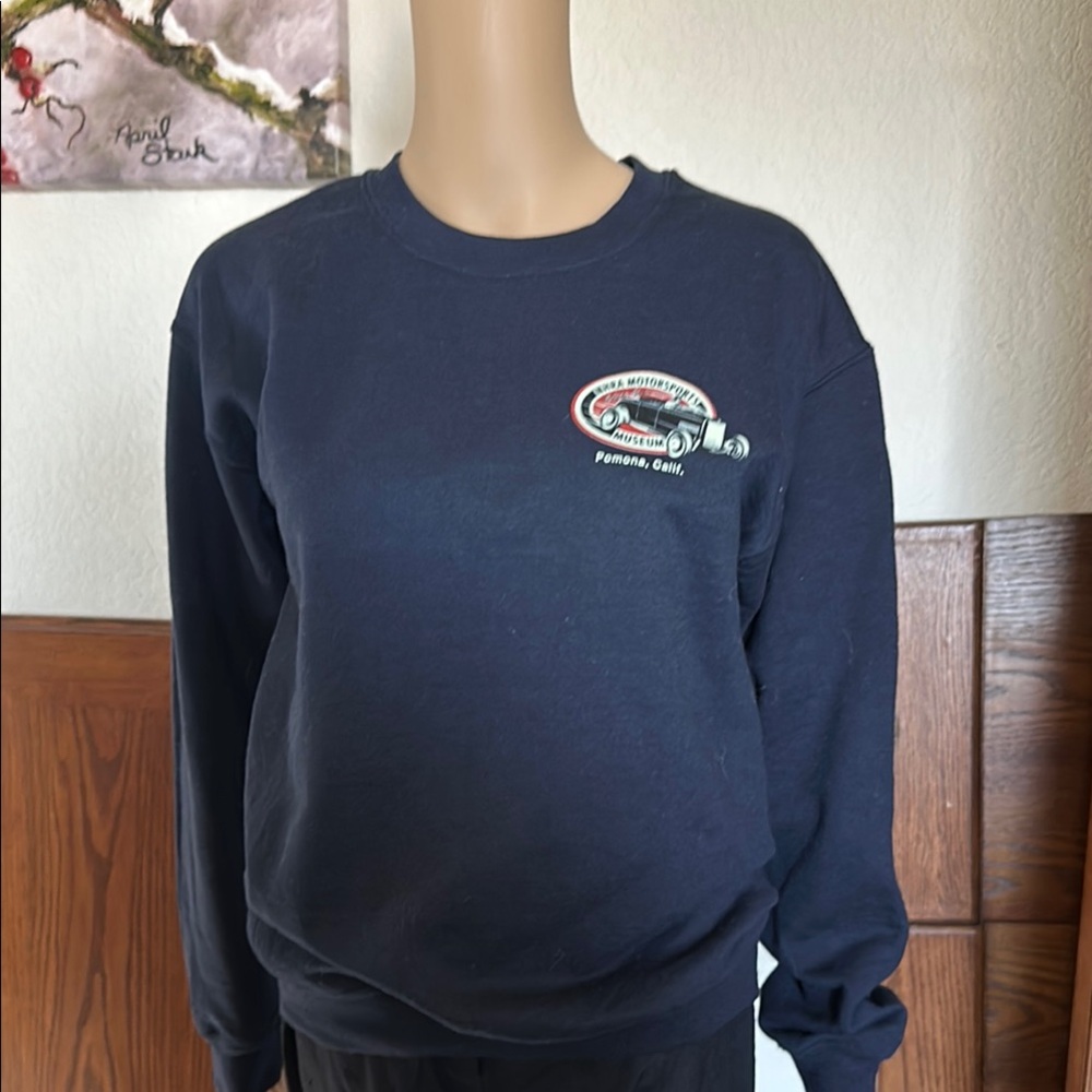 Golden NHRA Motor Sports Pomona Car Graphic Sweatshirt